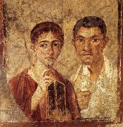 unknow artist Portrait of a Man and His Wife,from pompeii china oil painting artist